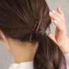 シンプル ミニ ヘアクリップ