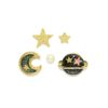 【OLGA】ピアス 三日月 土星 星 パール 5個セット ポストピアス