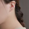 樹脂ピアス シャカ玉 メタルボール 3mm 4mm 5mm 6個セット 樹脂 ポスト ピアス 日本製