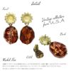 【LIMITED NUMBER】ピアス ニッケルフリー ダンデライオン ポストピアス Vintage collection from U.S.A flower[お世話や][osewaya]