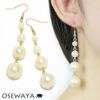 ピアス グラデーション パール フックピアス[お世話や][osewaya]