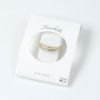 【Finobelle】ジャパンプレミアム 22金厚メッキ SHINE ペアシェイプカット 11号 2本セット リング 指輪
