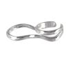 リング ニッケルフリー メタル フリーサイズ ダブルリング ツーフィンガーリング 指輪