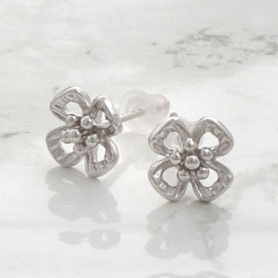 Finobelle】Gris ピアス ニッケルフリー silver925 スティック