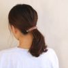 ヘアクリップ ナチュラルカラー 半月型 クリップ