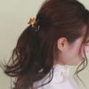 ヘアクリップ くま テディベア クリア 4.5cm バンスクリップ