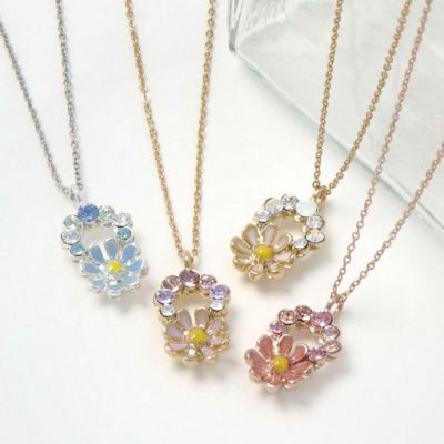 OUTLET 50%OFF｜ネックレス ニッケルフリー フラワー カラーストーン ...