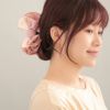 ヘアクリップ ボリューム リボン バイカラー 14cm バンスクリップ