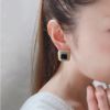 【LIMITED NUMBER】Vintage Like ピアス ニッケルフリー メタル スクエア チタンポスト ドロップピアス