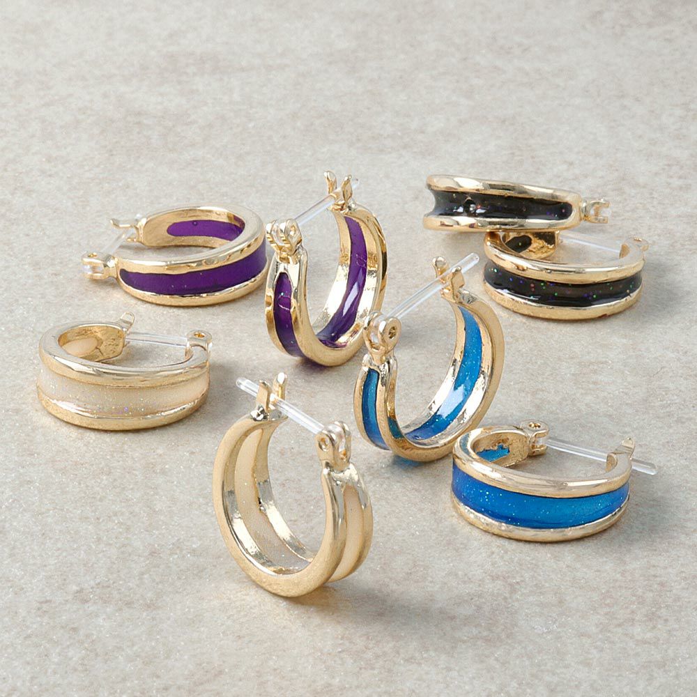 樹脂ピアス メタル カラー ラメ フープピアス Osewayaオンラインストア 樹脂ピアス メタル カラー ラメ フープピアス Osewayaオンラインストア