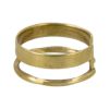 リング ニッケルフリー シンプル 経年変化 BRASS しんちゅう 真鍮 ケース入り フリーサイズ 指輪