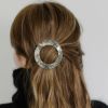 【LIMITED NUMBER】Hair Ornaments バレッタ セルロースアセテート サークル フランス製