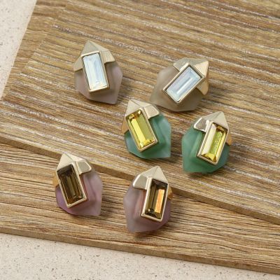 50%OFF｜ピアス トライアングル キュービックジルコニア パヴェ