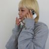 スマホブレスレット ニッケルフリー アズキ アルミチェーン ハンドストラップ