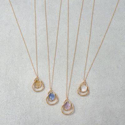 50%OFF｜ネックレス ニッケルフリー チューリップ アクリル メタル 