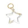 【LIMITED NUMBER】MELLOW-KEYCHARM スター クリア カラー メッセージ キーチャーム