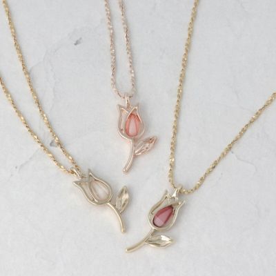 40%OFF｜ネックレス ニッケルフリー チューリップ アクリル