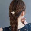 Classy GARDEN ヘアクリップ フラワー メタル ボリューム