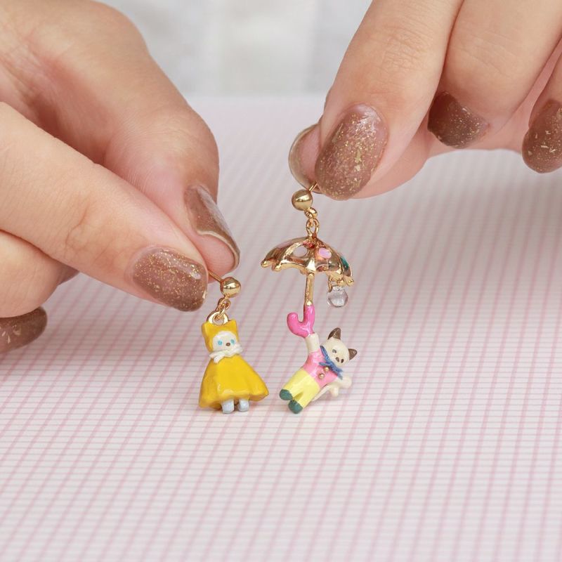 ユニコーンねこ　ピアス　N2 Les Nereides　レネレイド ユニコーンねこピアスN2 Les Nereidesレネレイド