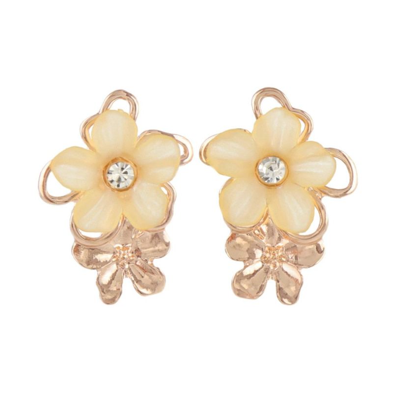 OUTLET 60%OFF｜イヤリング ニッケルフリー 花 フラワー アクリル 