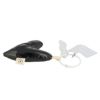 バッグチャーム＆スマートフォン用ストラップ ハート クッション クリアチェーン シート カードリング