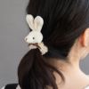 シュシュ うさぎ くま リボン ぬいぐるみ もこもこ ヘアゴム ヘアポニー