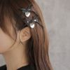 ヘアクリップ yura リボン ハート 2個セット