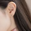 ピアス tiny. ニッケルフリー ダイヤシェイプ メタル スタッドピアス