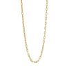 【Finobelle】necklace charm/選べるペンダントチャーム ゴールド厚メッキ 楕円チェーン ショートネックレス ニッケルフリー