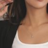 【Finobelle】necklace charm/選べるペンダントチャーム 本ロジウム厚メッキ ロール 天然石 ブルームーンストーン ネックレスチャーム ニッケルフリー