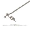 【Finobelle】necklace charm/選べるペンダントチャーム 本ロジウム厚メッキ ニュアンス ノット 天然石 ブルートパーズ ネックレスチャーム ニッケルフリー