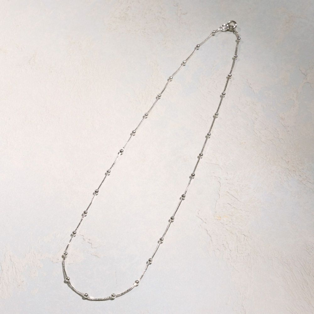 【LIMITED NUMBER】MOON Silver925 plated Necklace ニッケルフリー スターダスト ショートネックレス オリジナル巾着付き