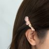 ヘアクリップ ニッケルフリー 桜 リーフ メタル