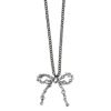 ネックレス beads accessory ニッケルフリー カットビーズ リボン サークルチェーン チョーカー