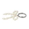 リング beads accessory ニッケルフリー パール リボン フリーサイズ 指輪