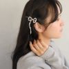 ヘアピン beads accessory パール リボン アメピン カフピン