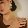 【LIMITED NUMBER】Vintage Like リング ニッケルフリー メタル ミニ フラワー Pinky ring フリーサイズ 指輪