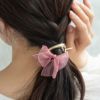 MajeCuff/マジェカフ マジェステみたいなヘアカフ メタル オーバル リング シアー リボン