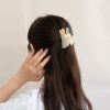 ヘアクリップ 毛づくろい 猫 マーブル バンスクリップ